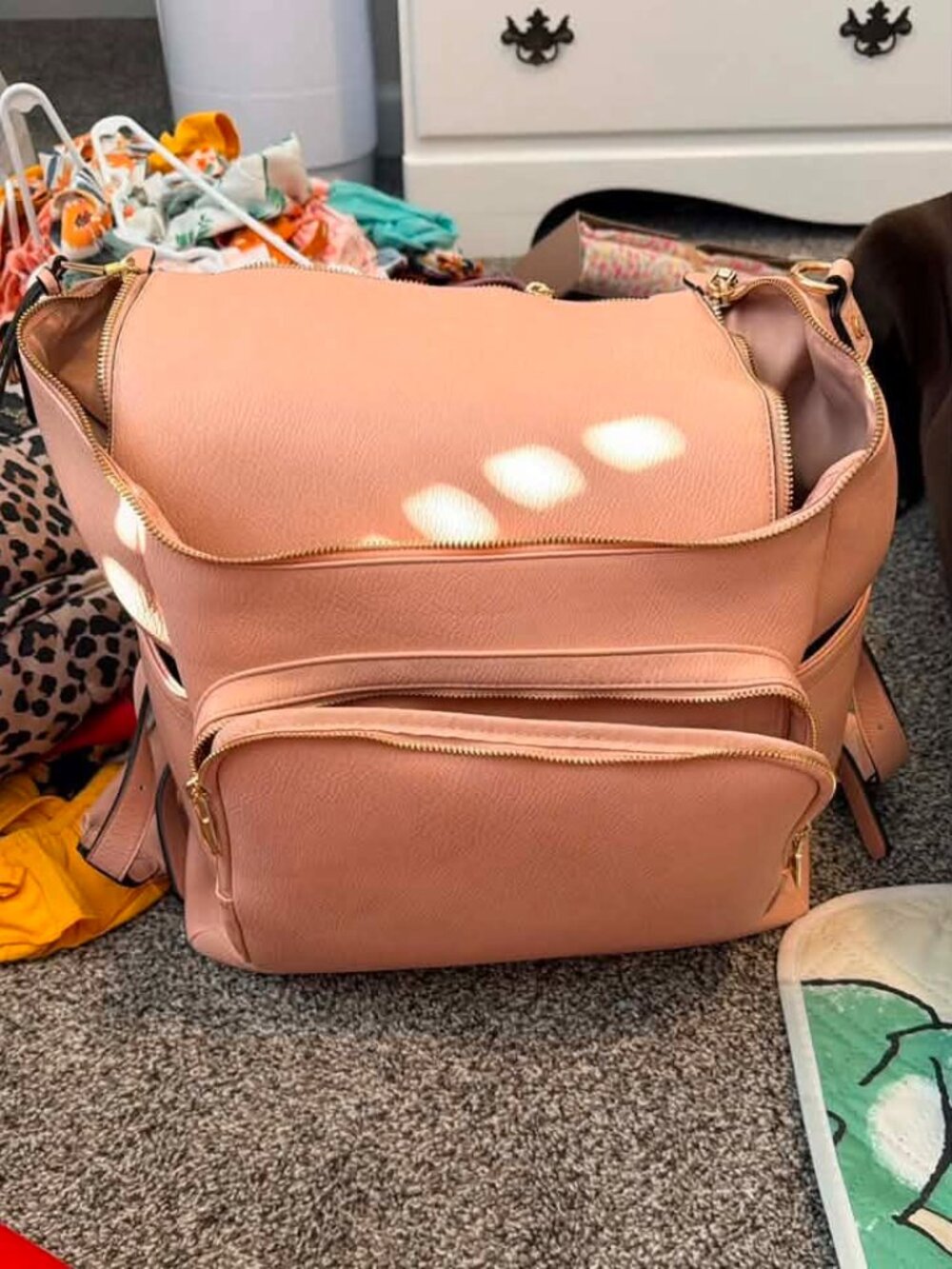 Lullaby Diaper Backpack Blush-